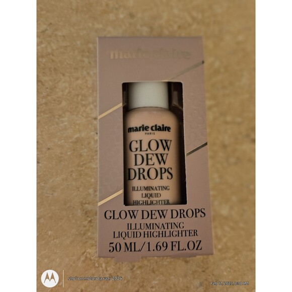 Marie Claire Glow Dew Drops Illuminating Liquid Highlighter 1.69 Fl Ounces NEW - Picture 1 of 7